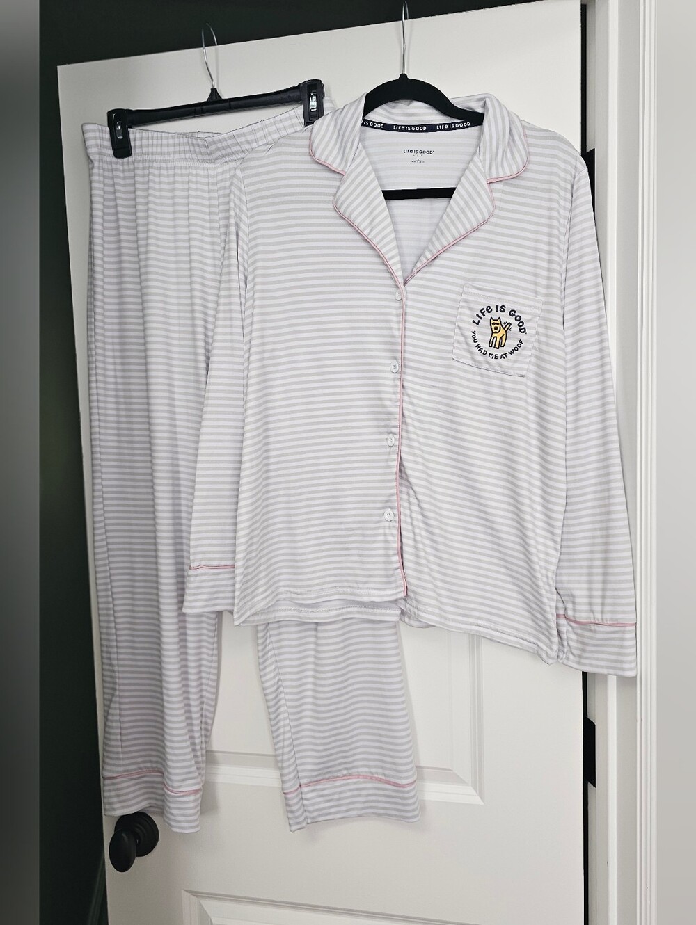 Life Is Good Womens Pajama Set- Large